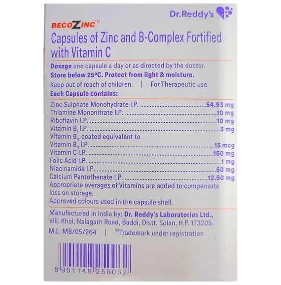 becozinc capsule 30's